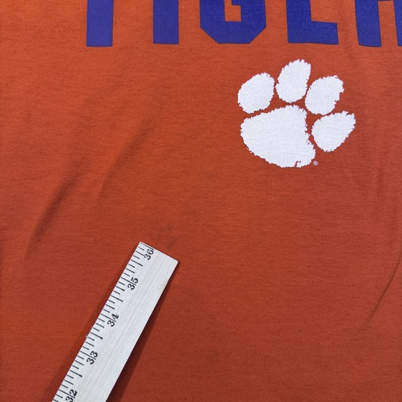 Clemson Tigers‎ Shirt Mens Large NCAA Football Paw Power Russell Long Sleeve - Picture 9 of 12